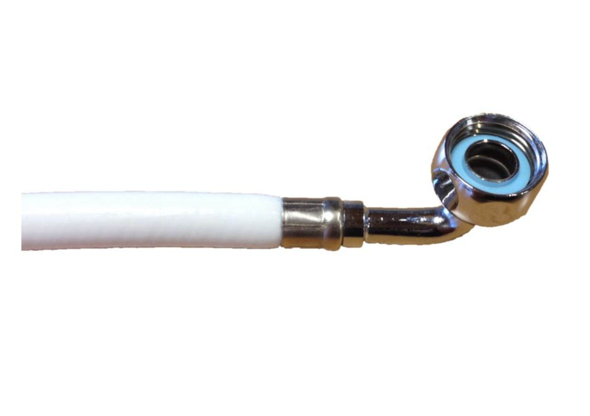 Connection hose white 0.5m