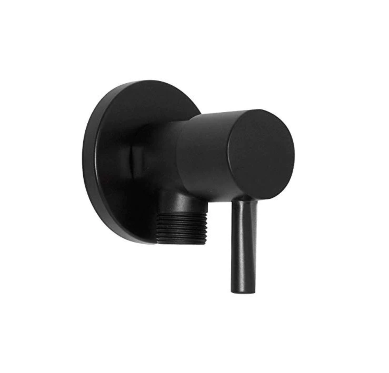 Stainless steel built-in toilet shower set black