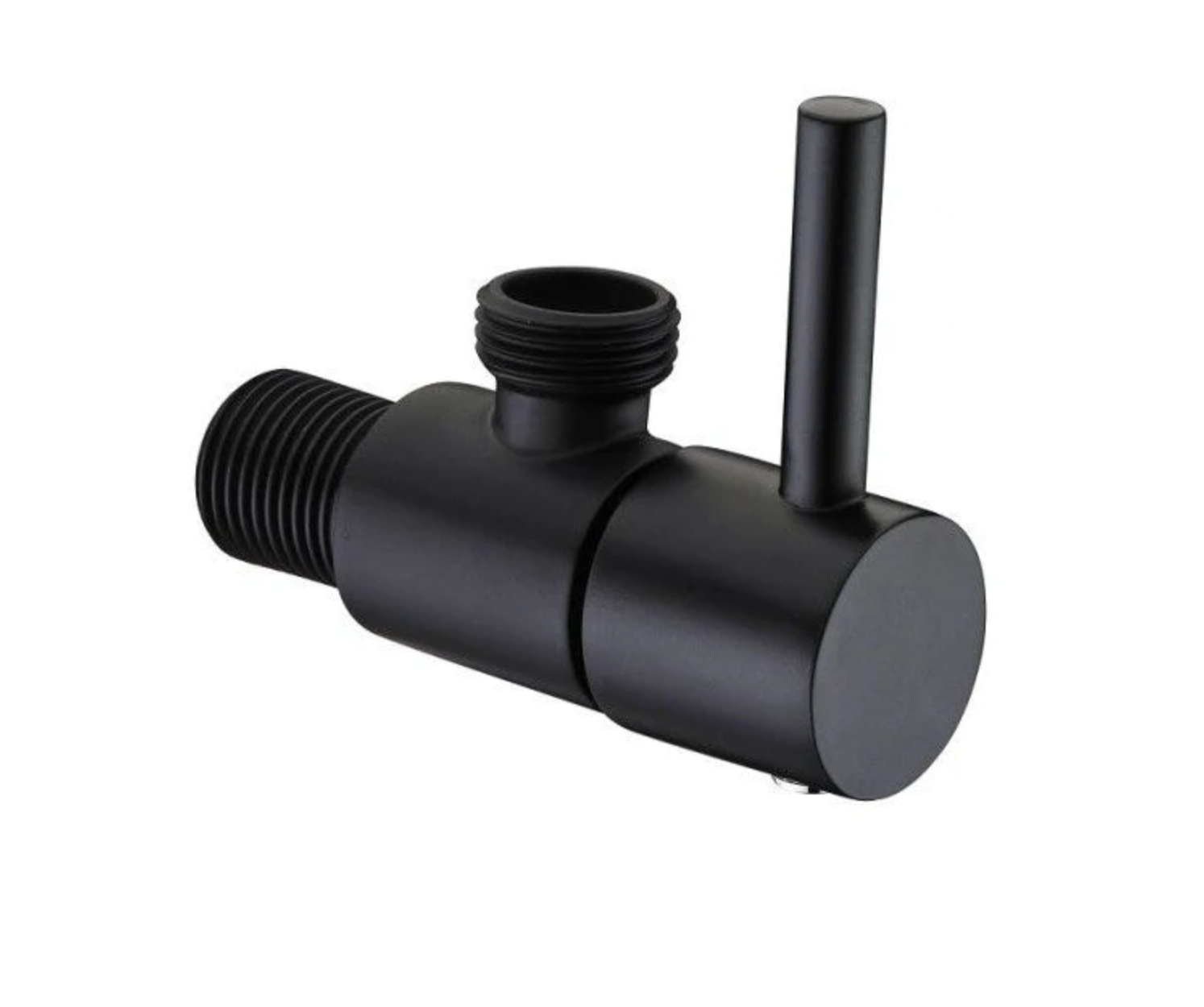 Stainless steel built-in toilet shower set black