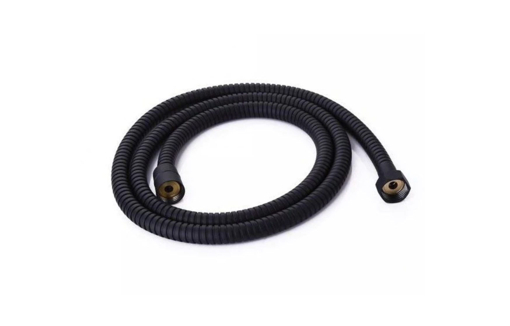 Stainless steel built-in toilet shower set black