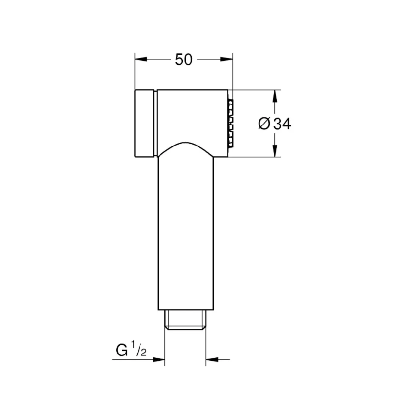 Grohe Sena Trigger Spray Handbrause Bidette Chrome 26328000