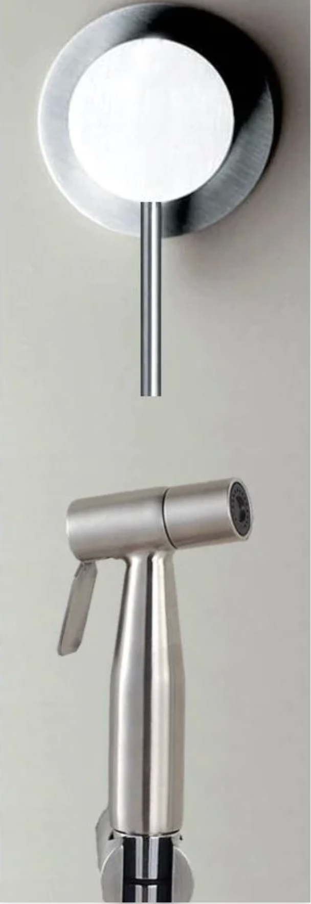 Built-in toilet shower set made of stainless steel (hot water)
