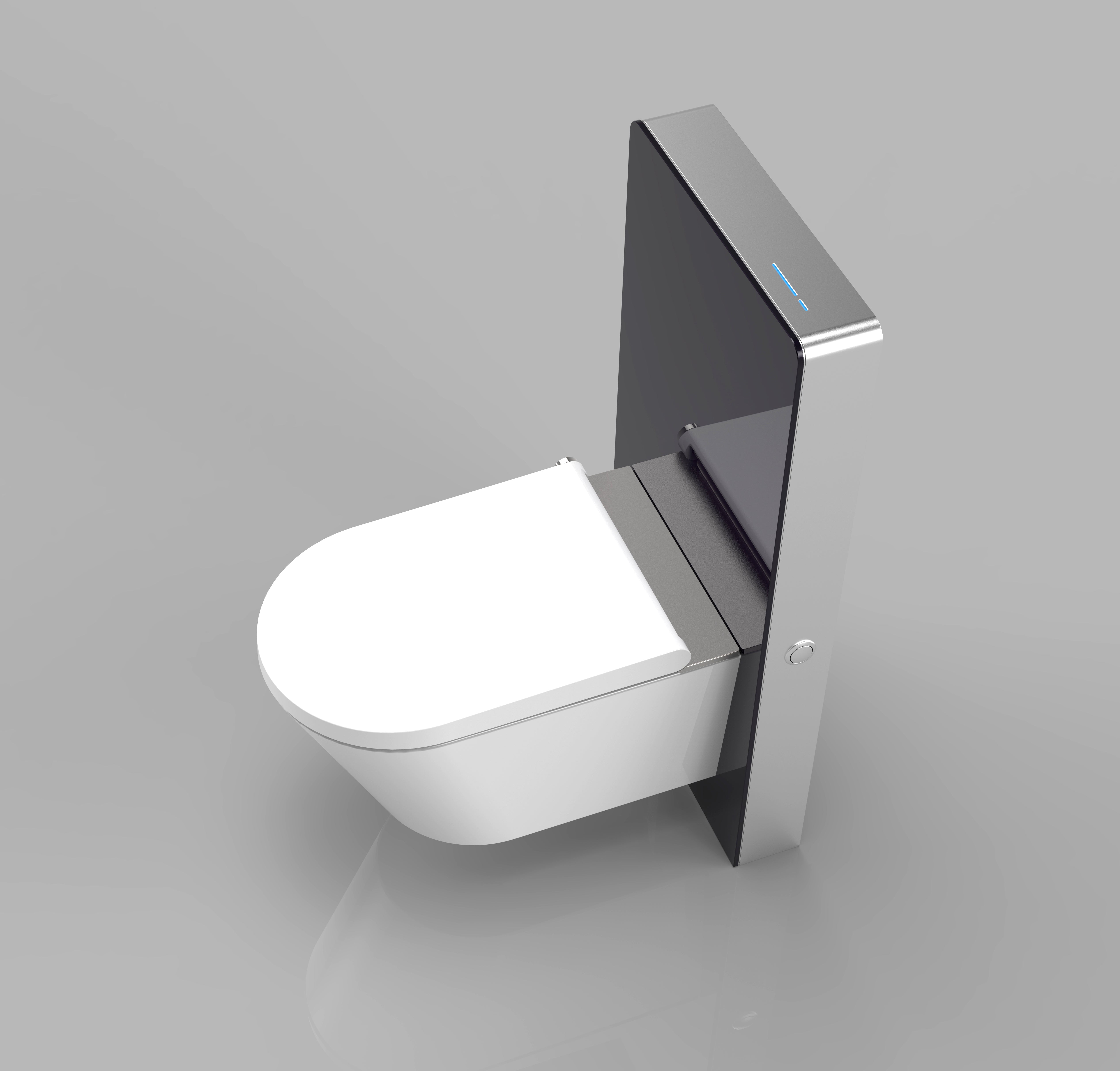 Pre-wall cistern 2-fold sensor flusher white/black